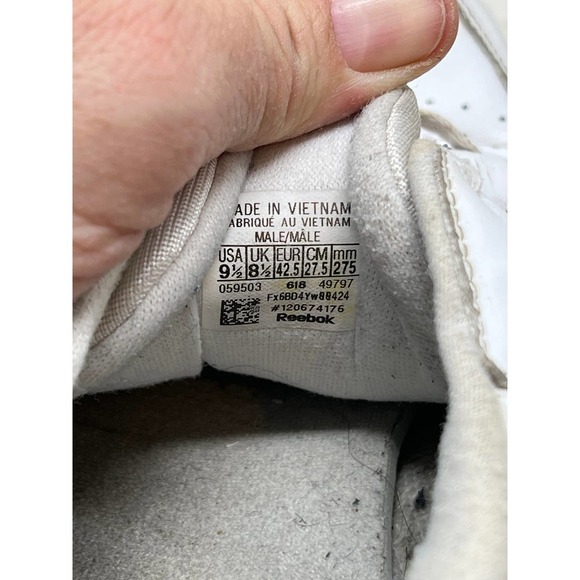 Reebok Classic Men's White Sneakers - Picture 8 of 8